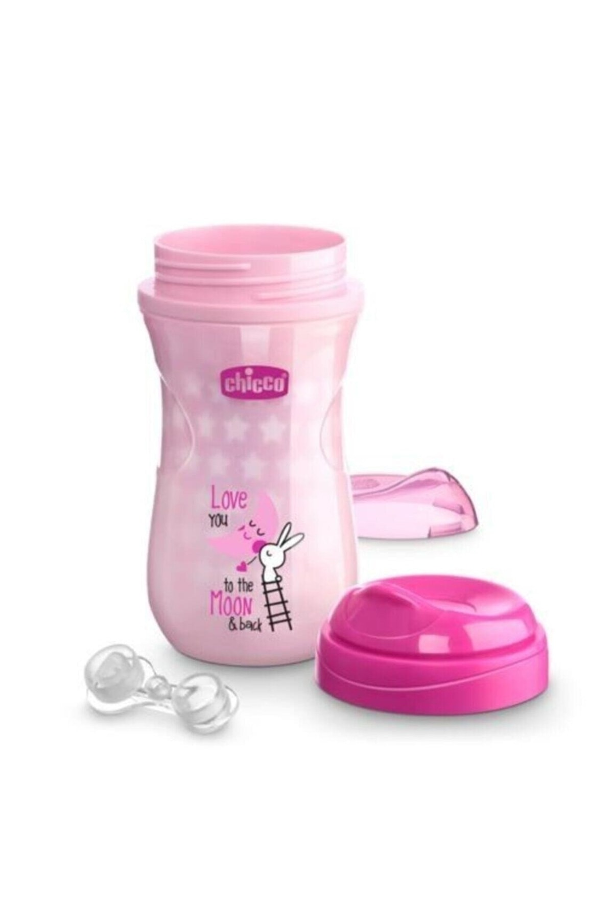 Chicco Boze Gece Parlayan Alıştırma Bardağı Kız 14+ Ay fotoğrafı 2 (önizleme)