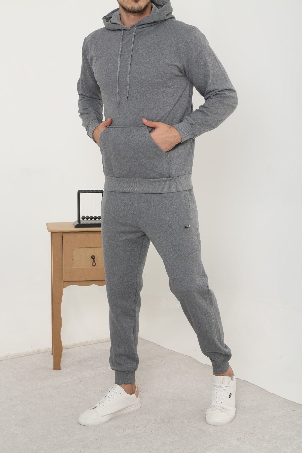 Mens hooded hot sale tracksuit