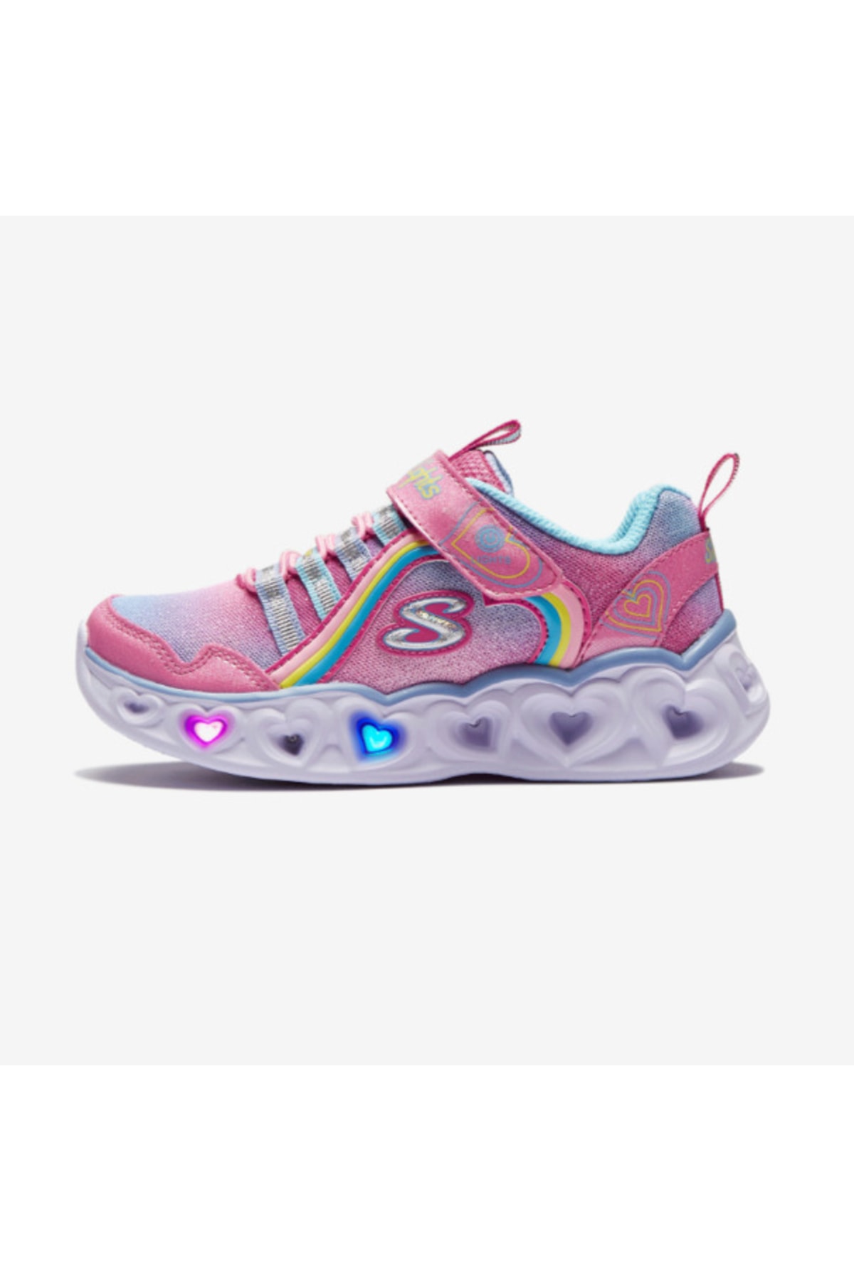 Skechers Heart Lights Rainbow Lux Işıklı Çocuk Spor Ayakkabı 302308l