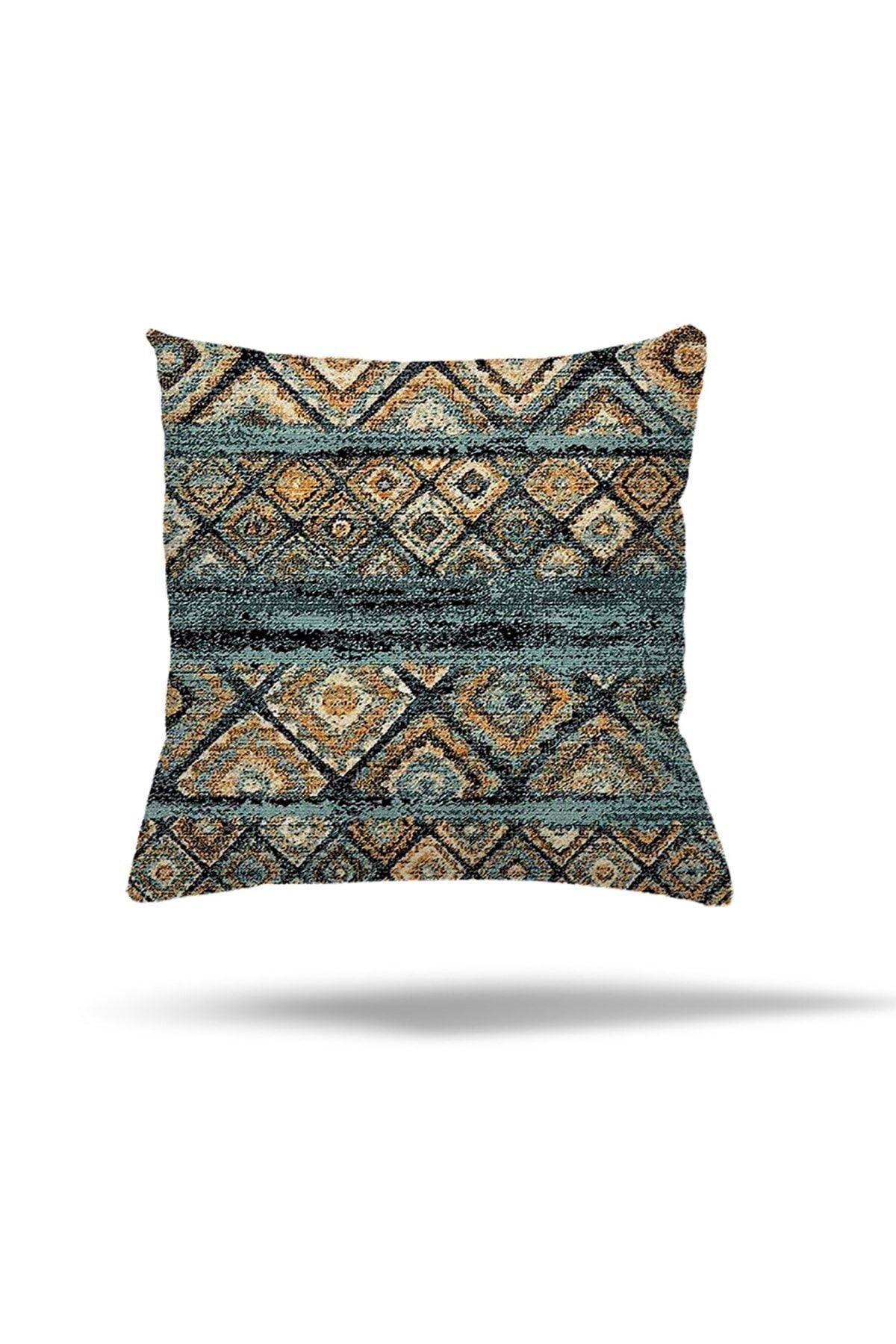 on the clouds-Patchwork Flower Pattern Ethnic Hidden Zippered Pillow Case Throw Pillow Cover Seat Pillow Case 1