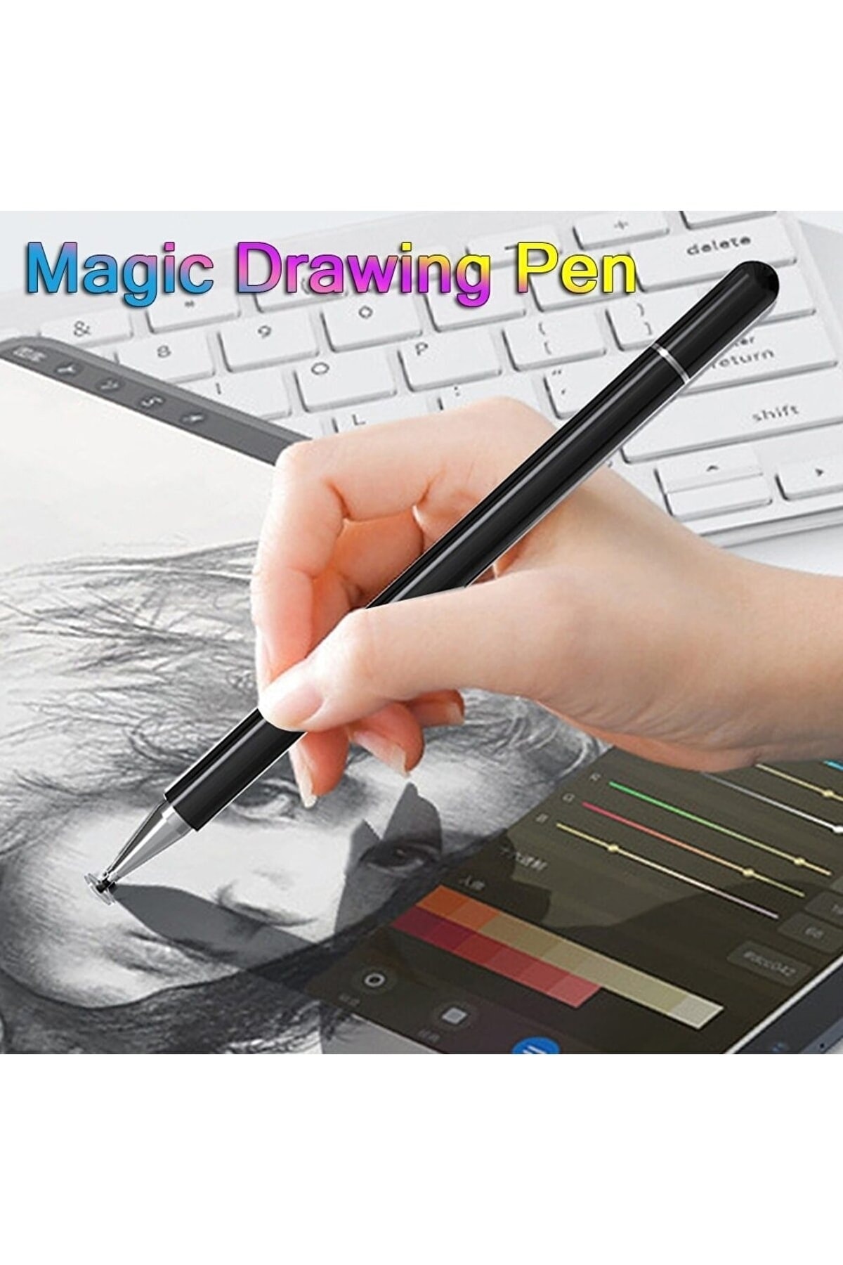 Dokunmatik Stylus Pen Çizim Kalemi Apple Lenovo Samsung Huawei Vestel Tcl Uyumlu 3