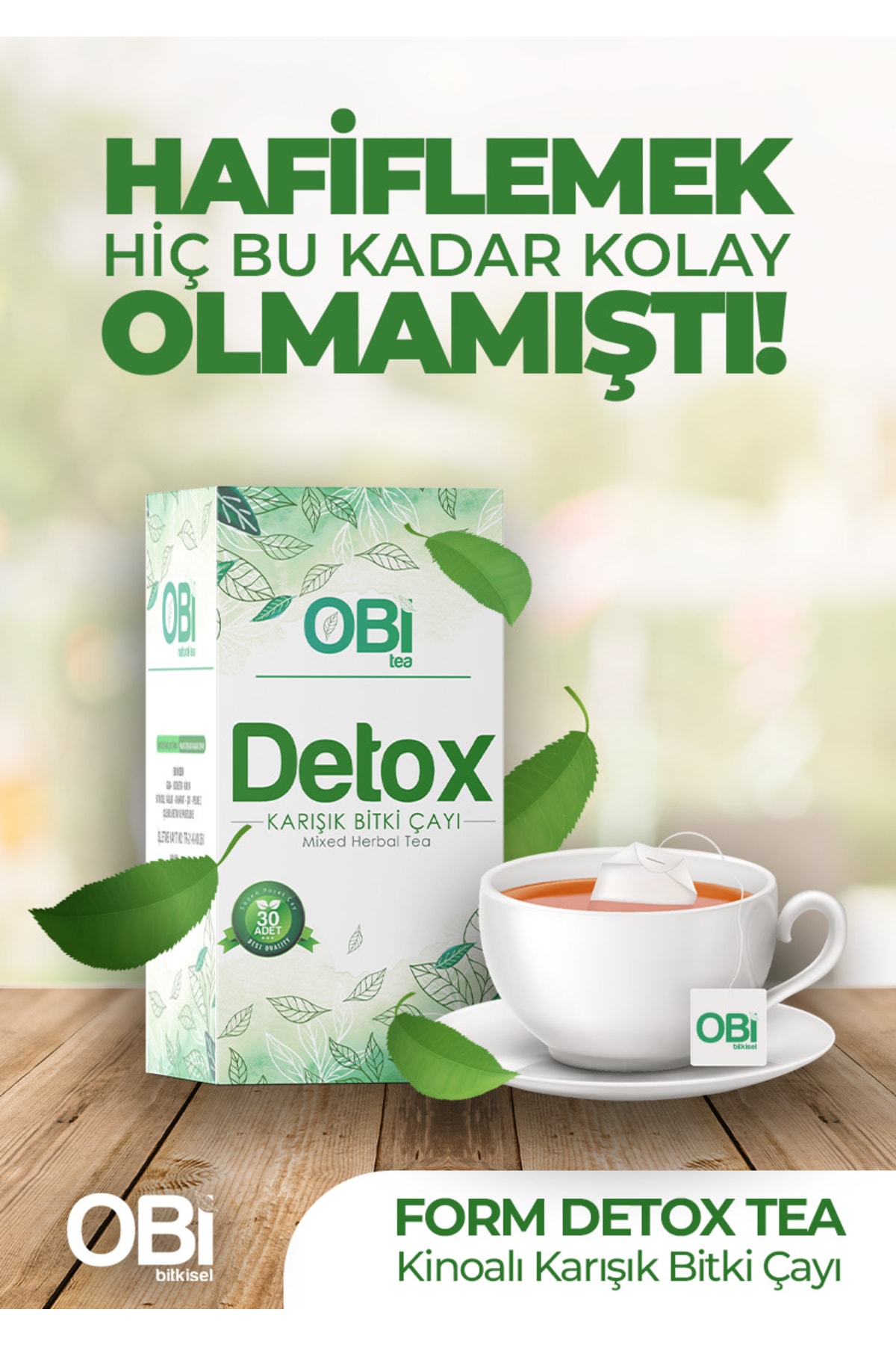 Obi Kinoalı Detox Diyet Çayı & Bitki Çayı