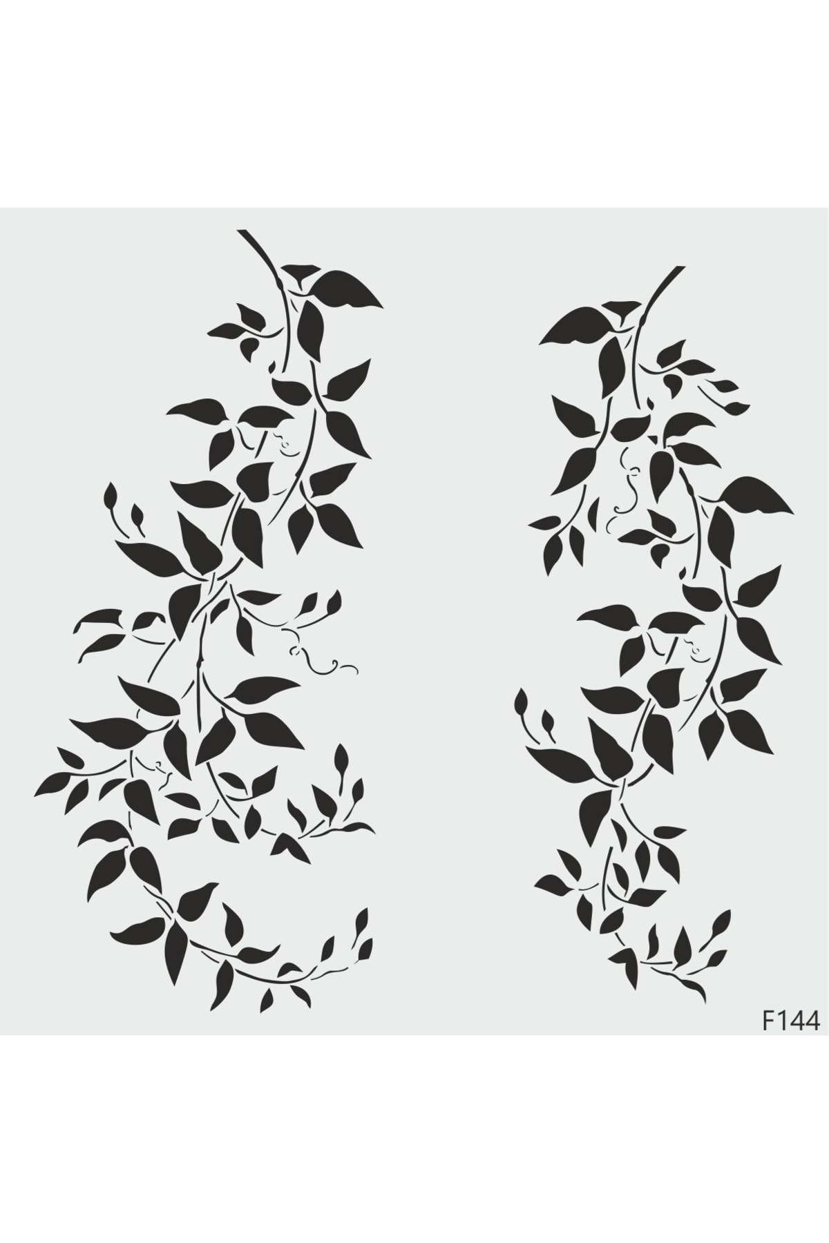 STENCİLTASARIM Stencil Tasarım F144 Sarmaşık - Dekoratif Duvar Ve Eşya ...