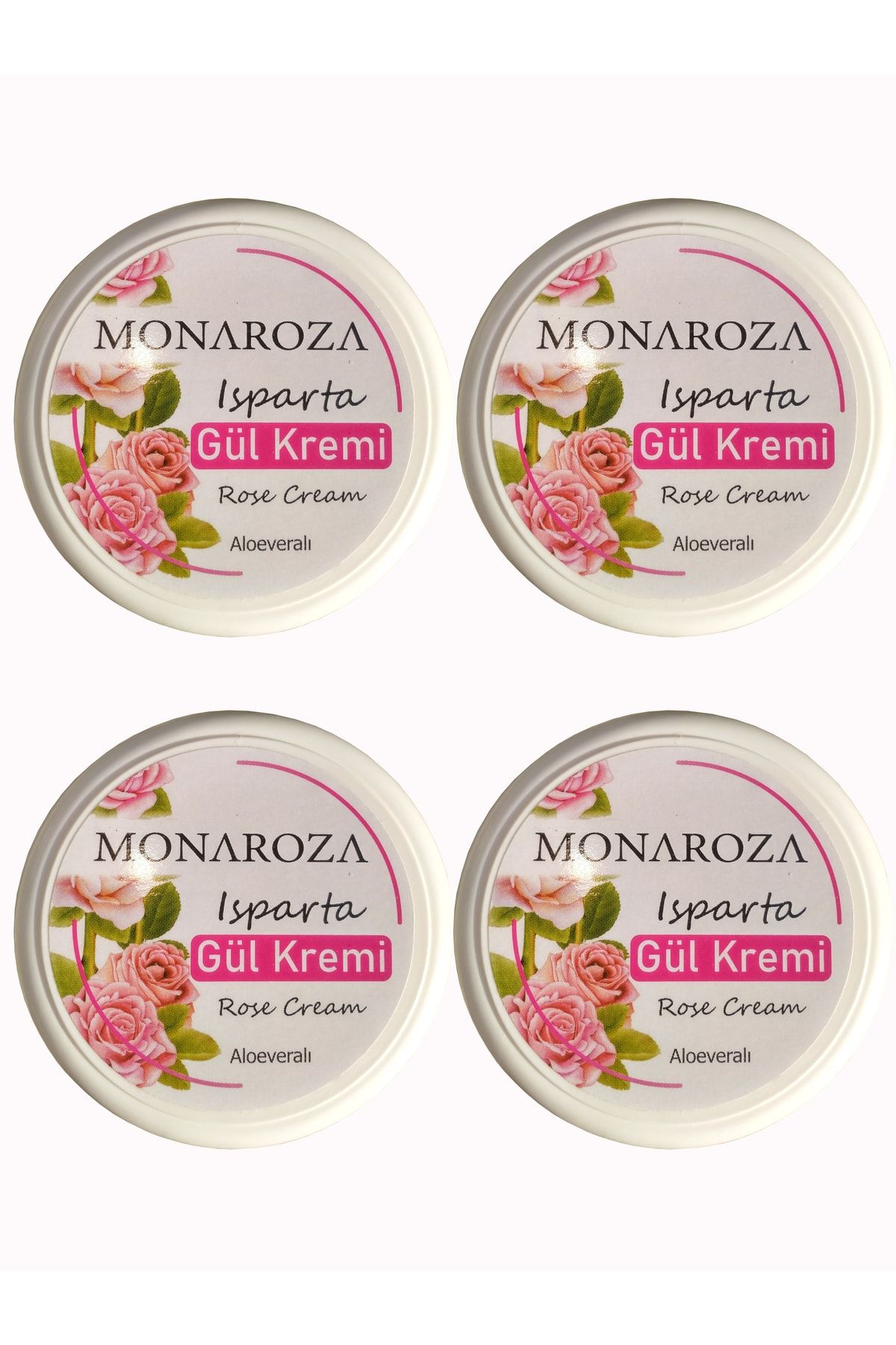 MonaRoza-Unique 4-Piece Cream Set - Alovera and Rose Extract (40 ml) 1