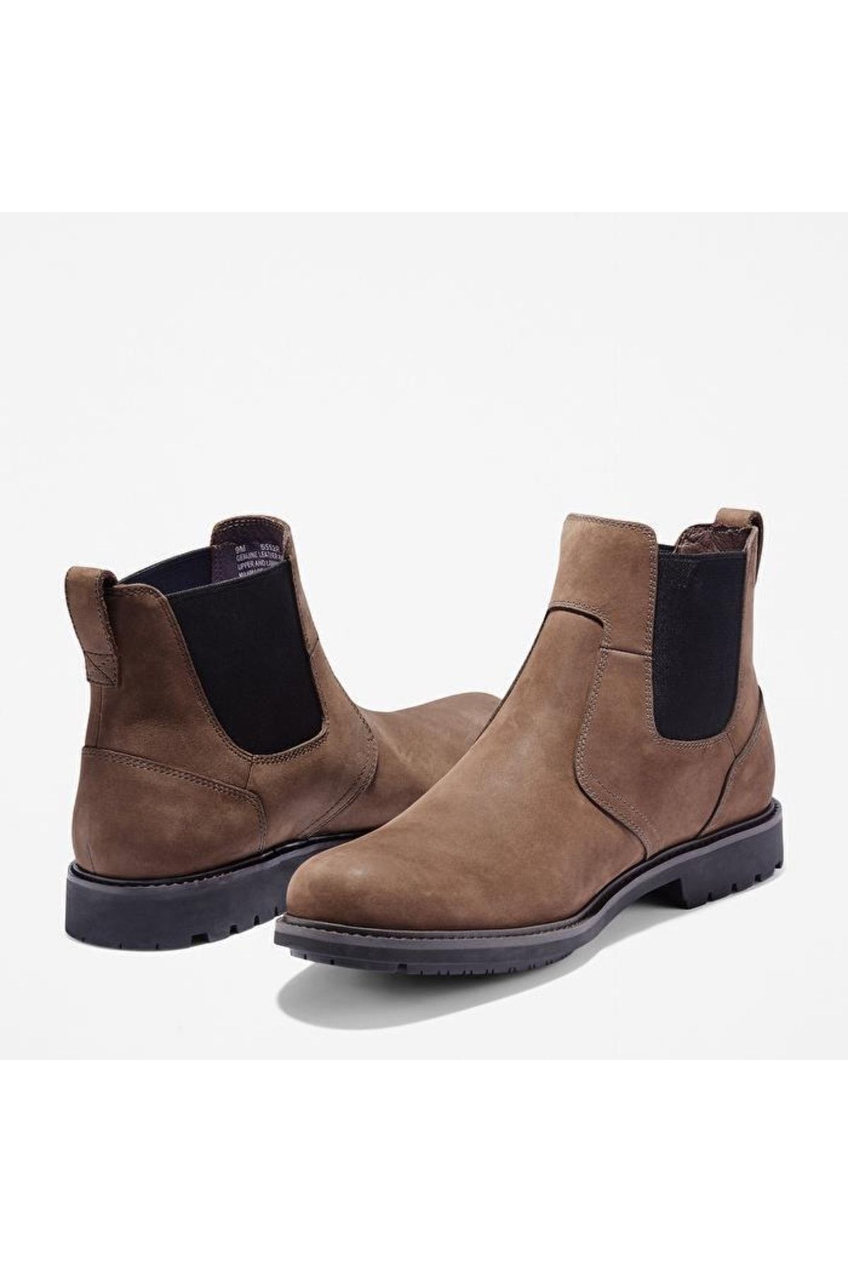Timberland stormbuck chelsea boots dark brown leather hot sale