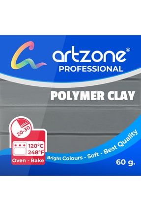 Artzone Soft Polimer Kil 60 Gram - Light Grey 274526