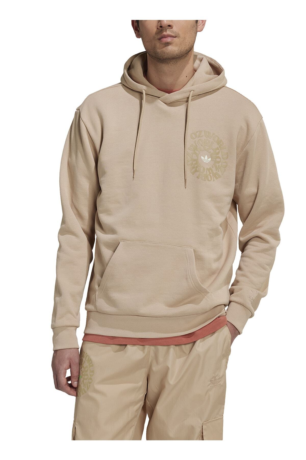 سویشرت مردانه بژ آدیداس | 5002916830 اورجینال - تصویر 2