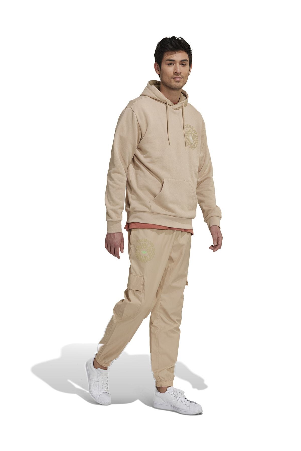 سویشرت مردانه بژ آدیداس | 5002916830 اورجینال - تصویر 4