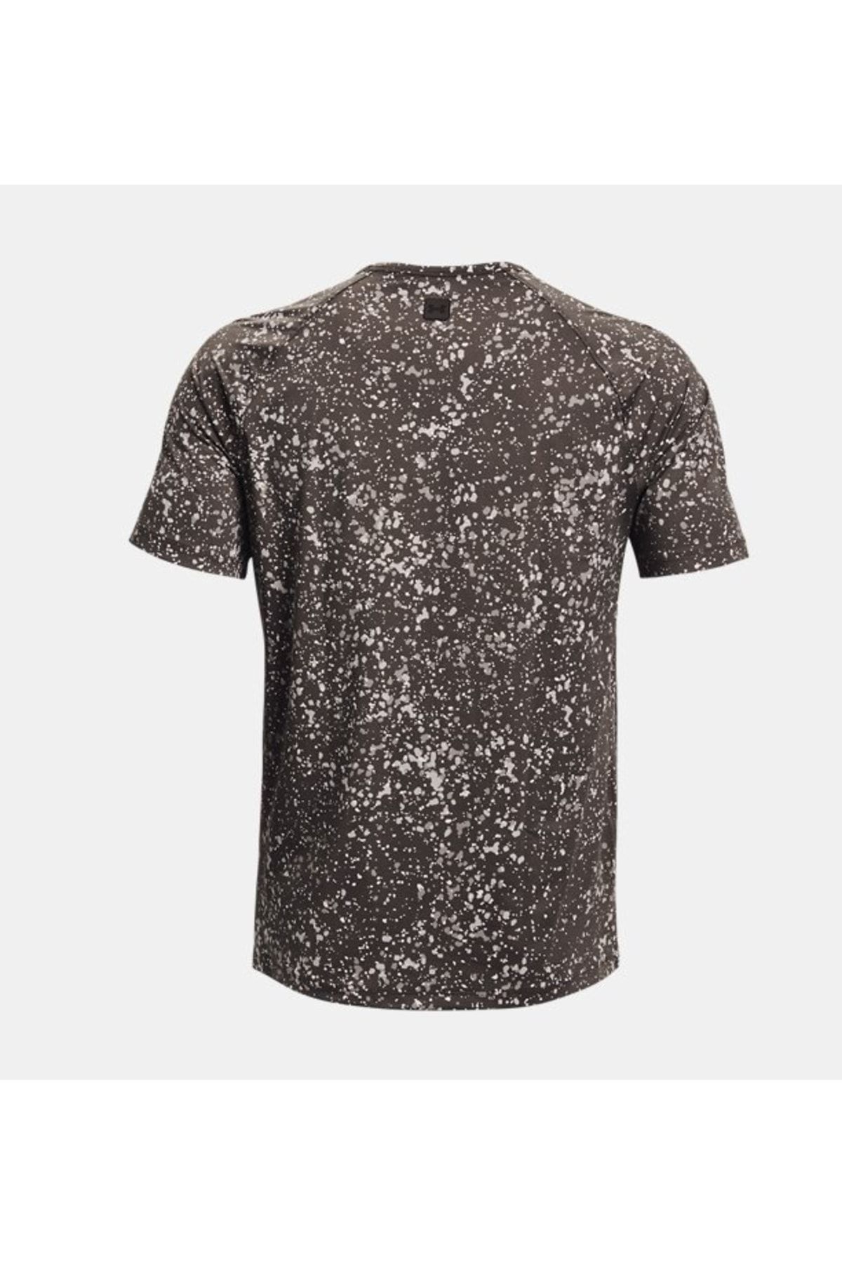 تی شرت خاکستری مردانه آستین کوتاه نصف النهار اورجینال Under Armour