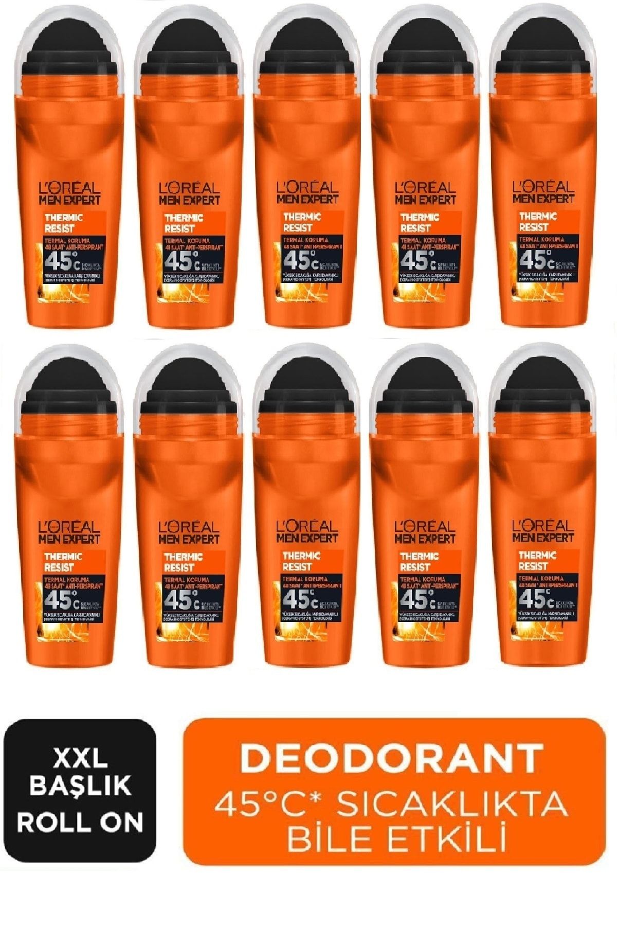 L'Oreal Paris Men Expert Erkek Deodorant Termal Koruma Roll On 50 ml X 10 Adet ( Koli )