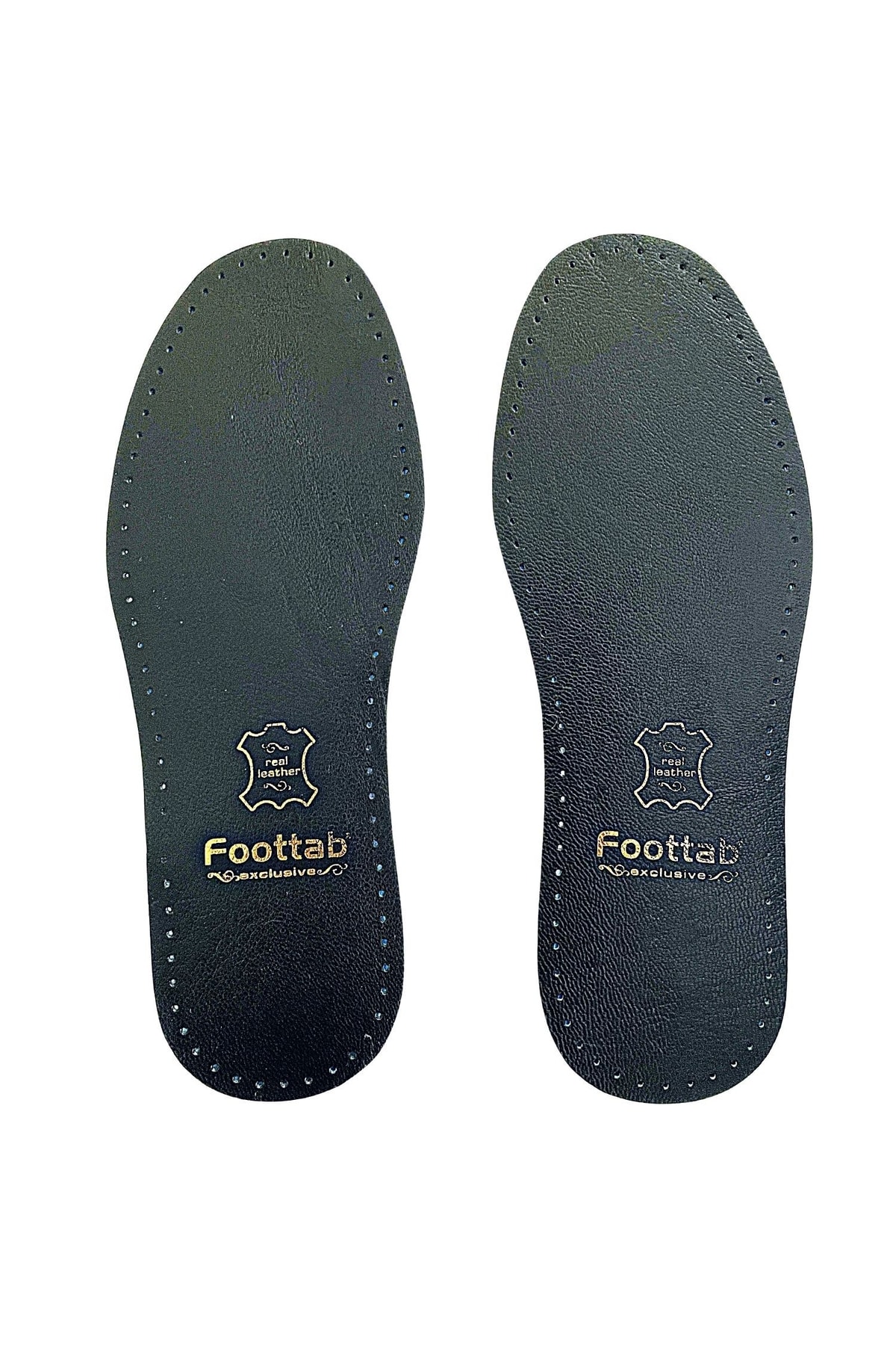 Palwin Hakiki Deri Tabanlık, Kokulu, Ince, Daraltmayan Ayakkabı Tabanlığı, Shoes Insole 1 Çift, Siyah