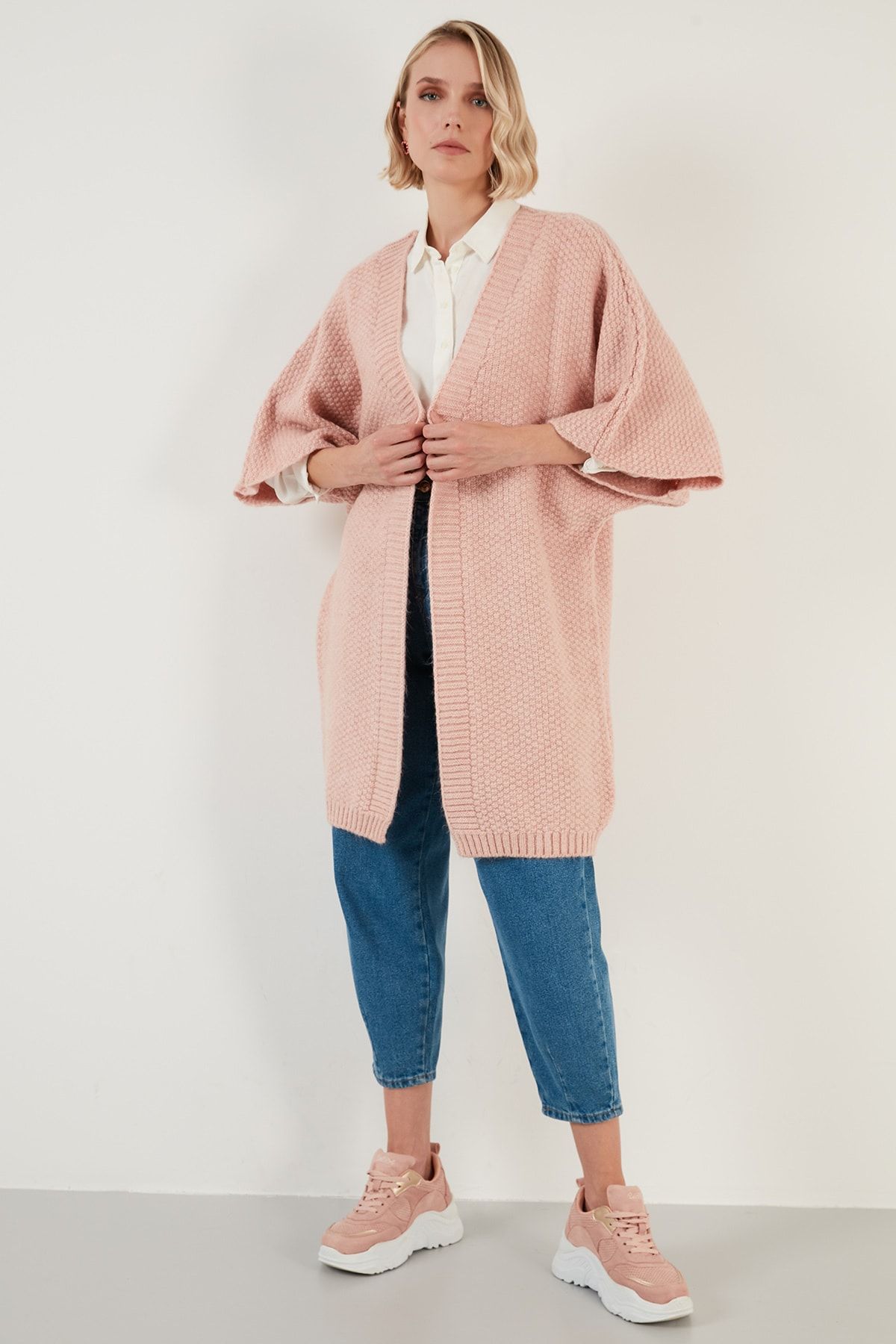 Oversized Balloon Sleeve Cardigan