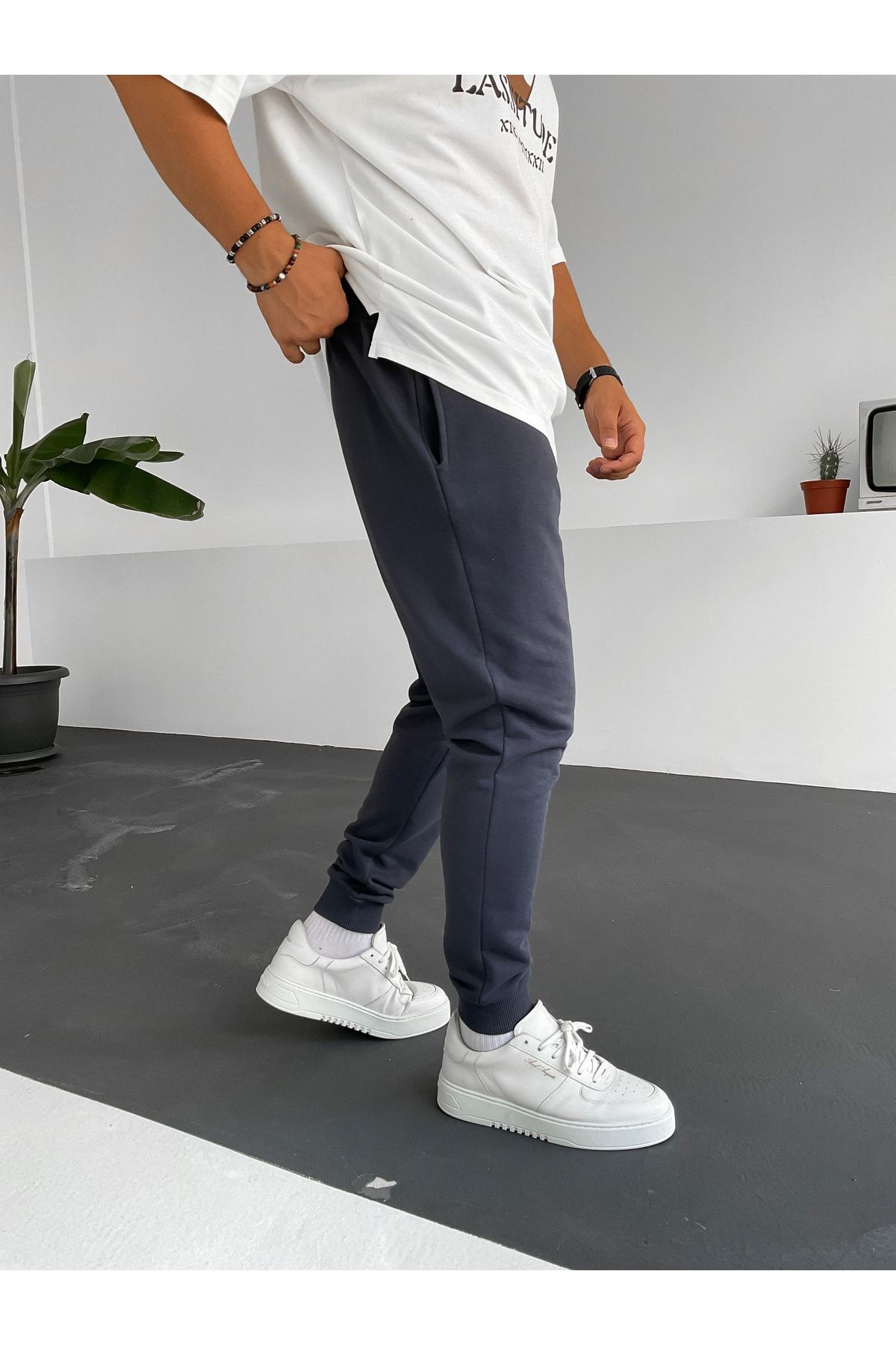 Füme Bybs Baskılı Eşofman By-1254