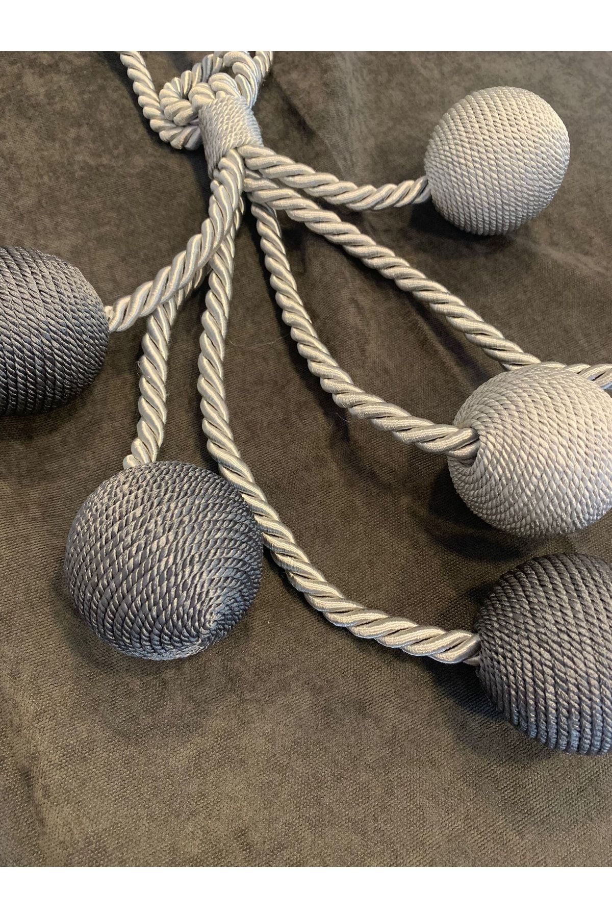 VANESSA PERDE-6 Ball Sack Rope Natural Linen Compatible with Curtains Rope Curtain Binding Background Curtain Binding Bracelet 2