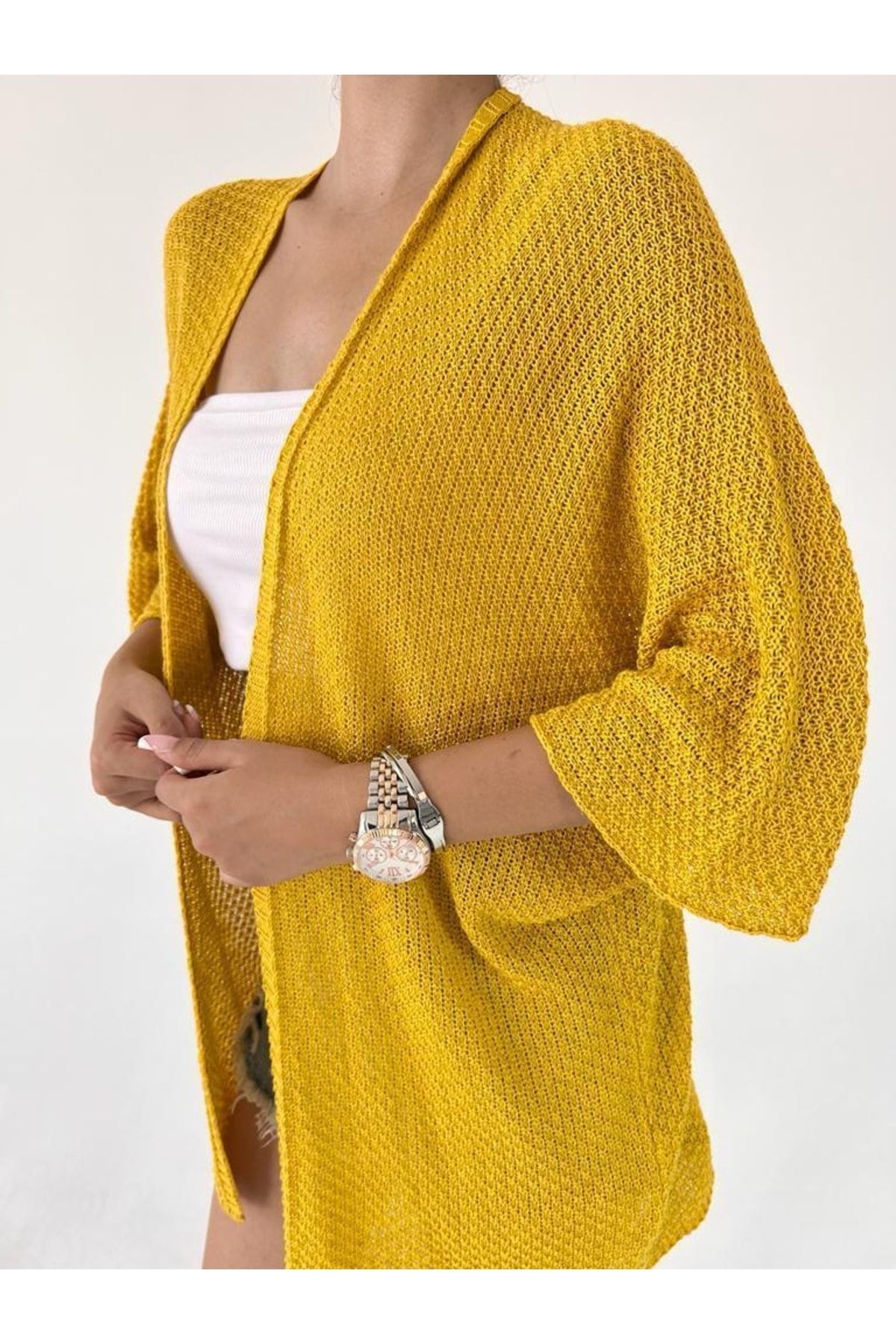 KNG Cardigan Yellow Trendyol