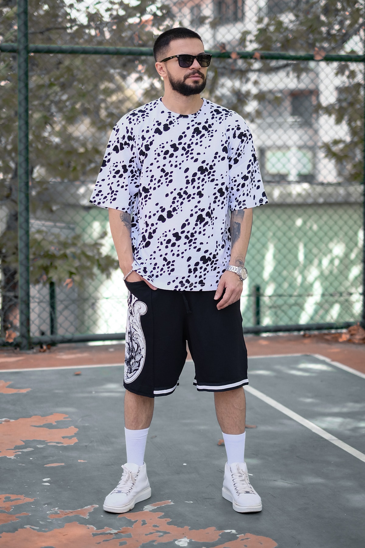 808 Shop 808 Dalmaçya Desen Oversize Tişört Fiyatı, Yorumları - Trendyol