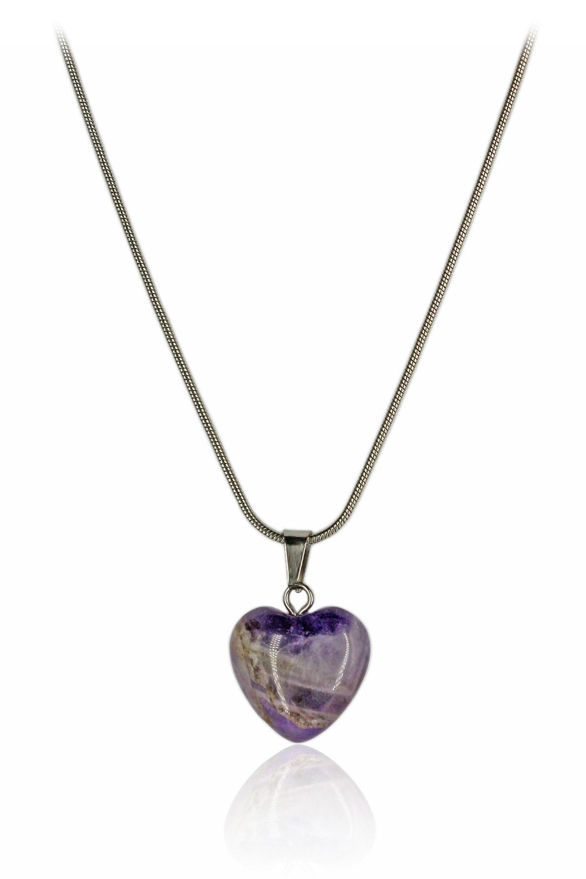 Amethyst heart best sale necklace