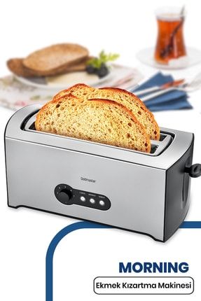 Morning İnox Geniş Ekmek Hazneli 7 Seviyeli Buz Çözme Özellikli Ekmek Kızartma Makinesi IN6400
