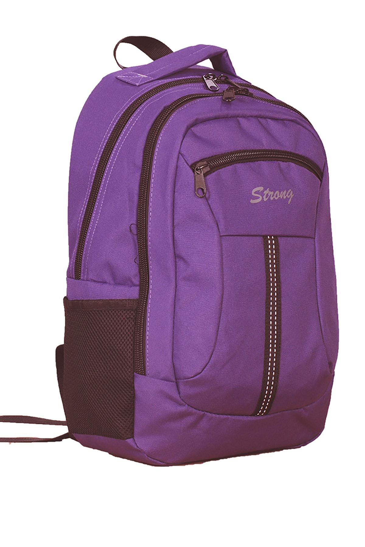 Strong Bag School Bag Purple Plain Trendyol