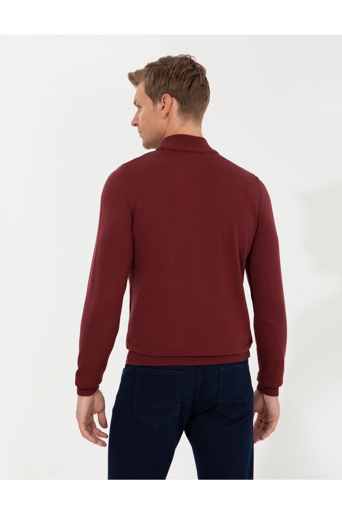 بافت مردانه راسته آستین بلند | پیر کاردین Pierre Cardin G021SZ0TK.000.1465561 - تصویر 5