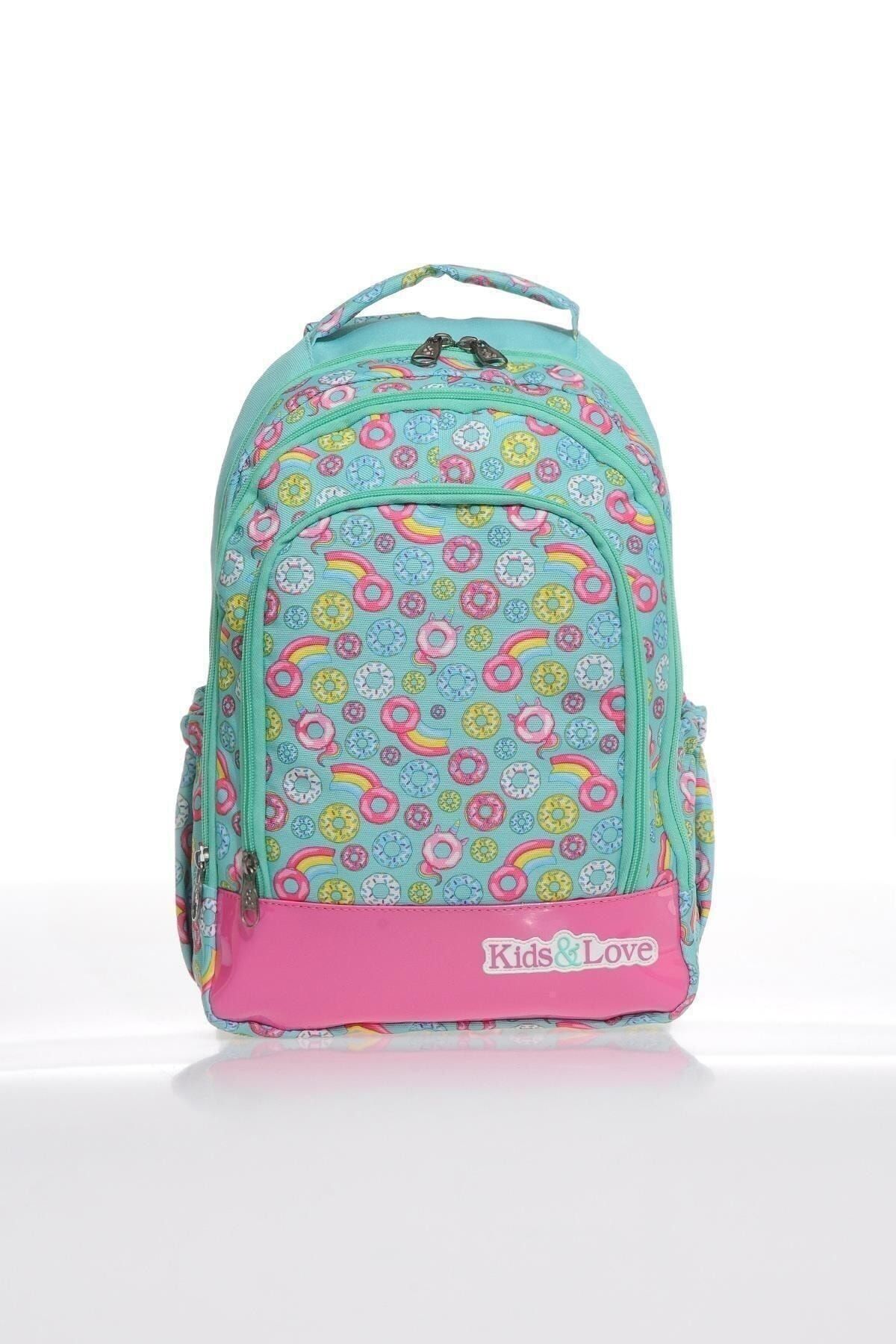 KAUKKO-L5028 Rucsac de școală cu model Donat 2