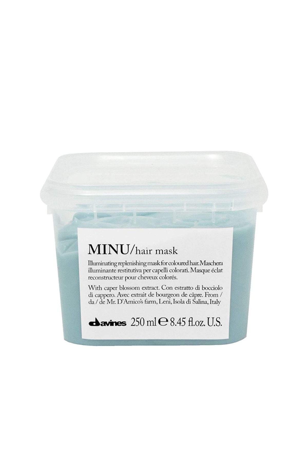 Davines Minu Besleyici Parlaklık Verici Doğal Vegan Sülfatsız Saç Maskesi 250 Ml