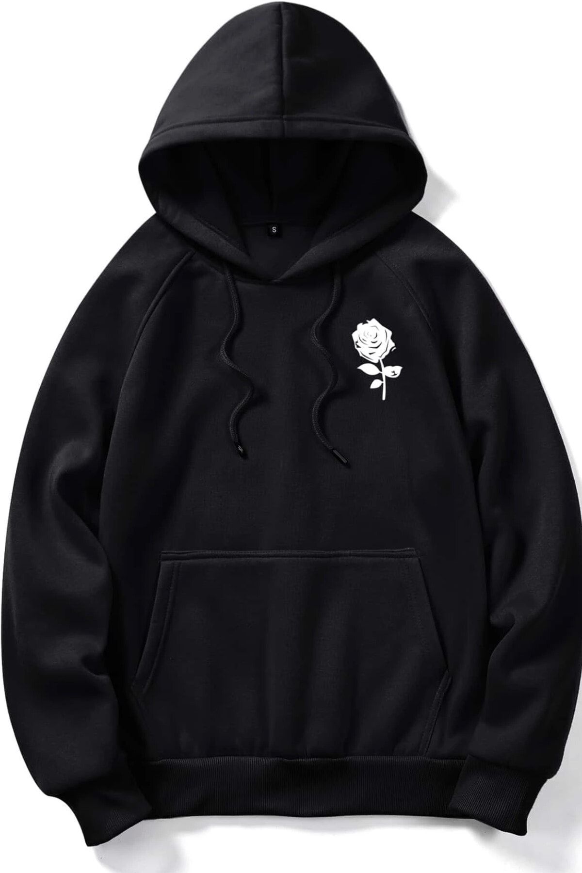 Black sweatshirt deals with roses