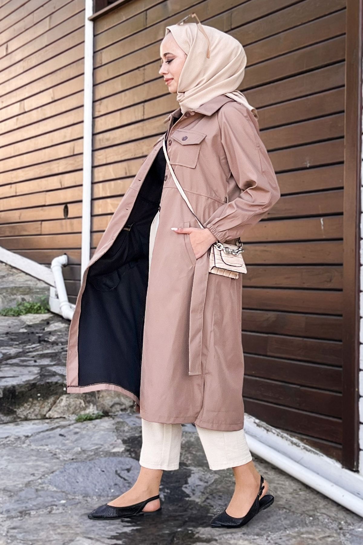 Salmon 2024 trench coat