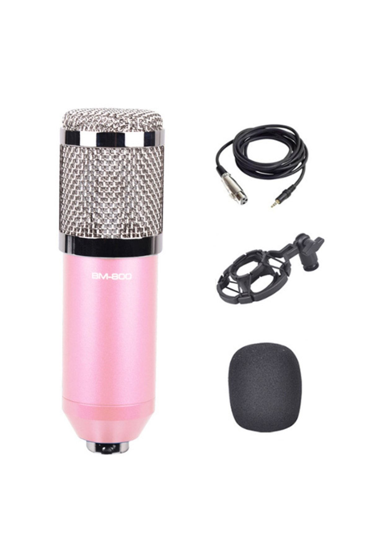 Bm800 Condenser Stüdyo Profesyonel Kayıt Ve Yayın Mikrofonu Studio