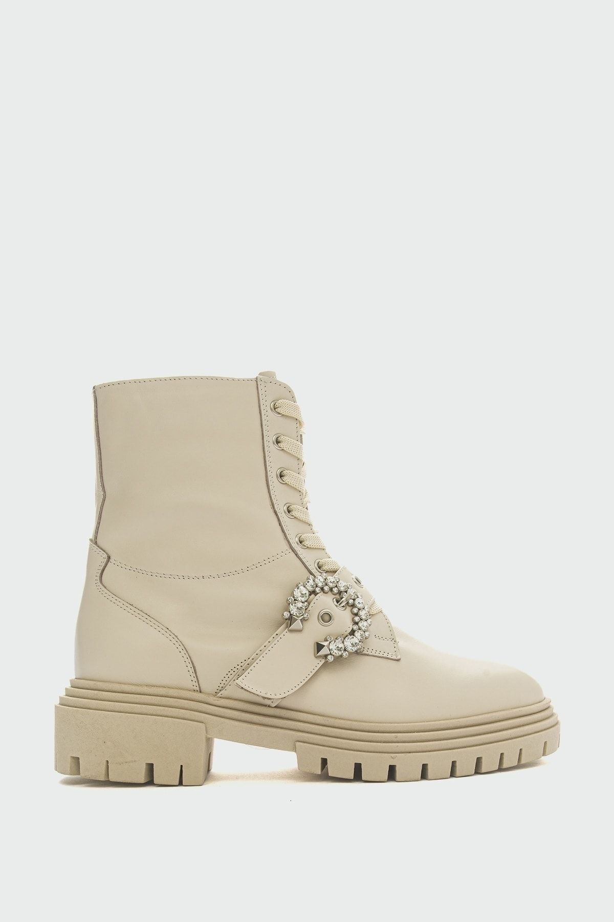 Luvi Valer Cream Skin Genuine Leather Women s Boots