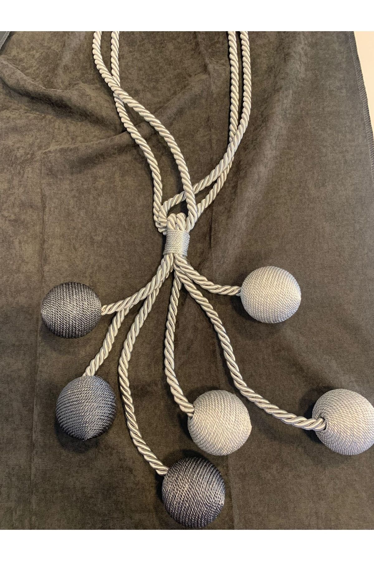 VANESSA PERDE-6 Ball Sack Rope Natural Linen Compatible with Curtains Rope Curtain Binding Background Curtain Binding Bracelet 3
