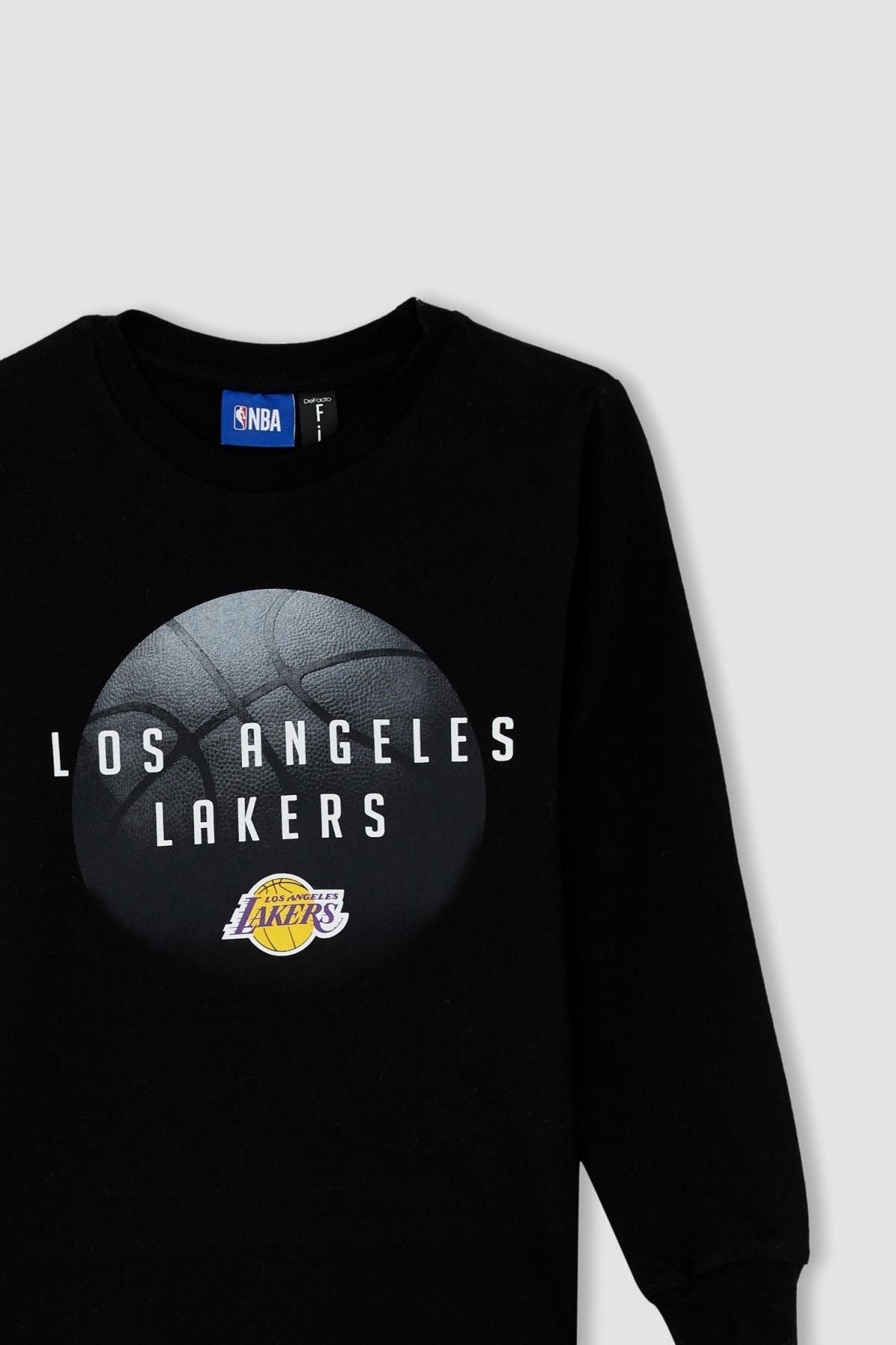 Lakers black long sleeve discount