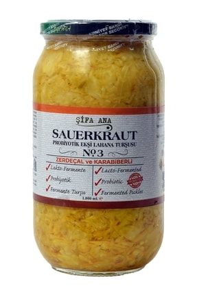 Zerdeçallı Probiyotik Sauerkraut Turşu (1000 Cc.) No3 361