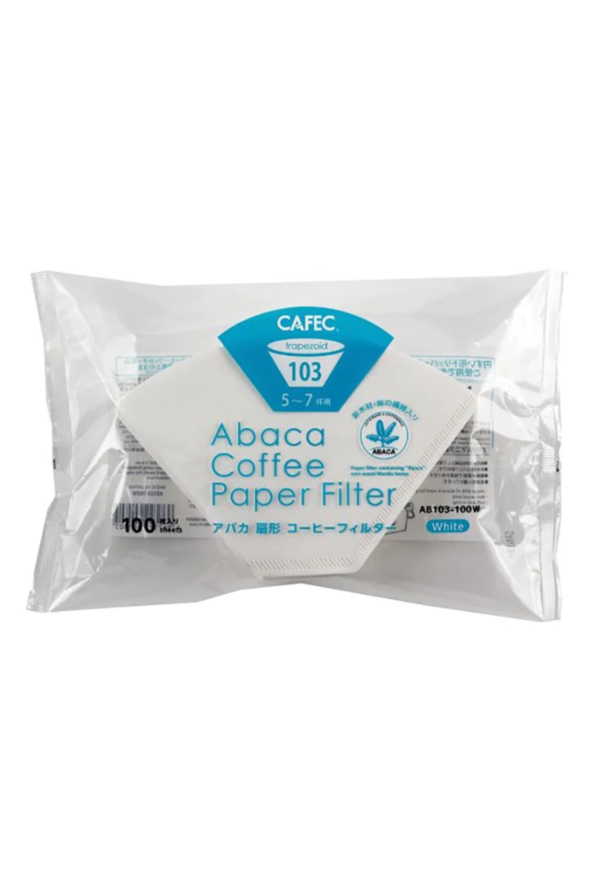 Cafec Abaca Trapezoid Filtre Kağıdı 103