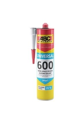 Abc 600 Genel Amaçlı Silikon 280 Gr Beyaz 5 Adet K39