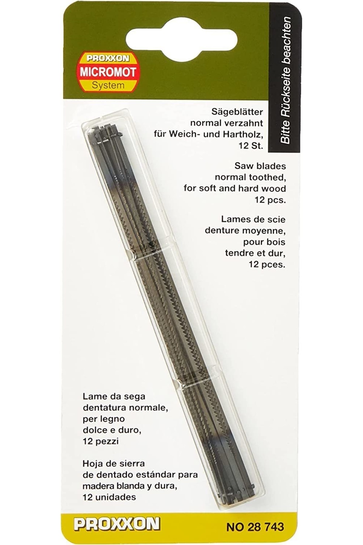 Genel Markalar 28743 Ince Uçlu Kıl Testere Bıçağı Pimli 12 Parça