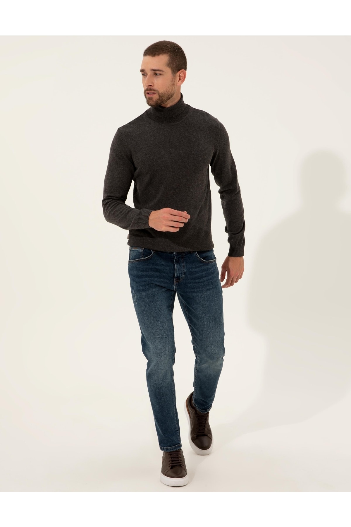 پلیور مردانه راسته  آستین بلند | پیر کاردین Pierre Cardin G021SZ0TK.000.1465561 - تصویر 3