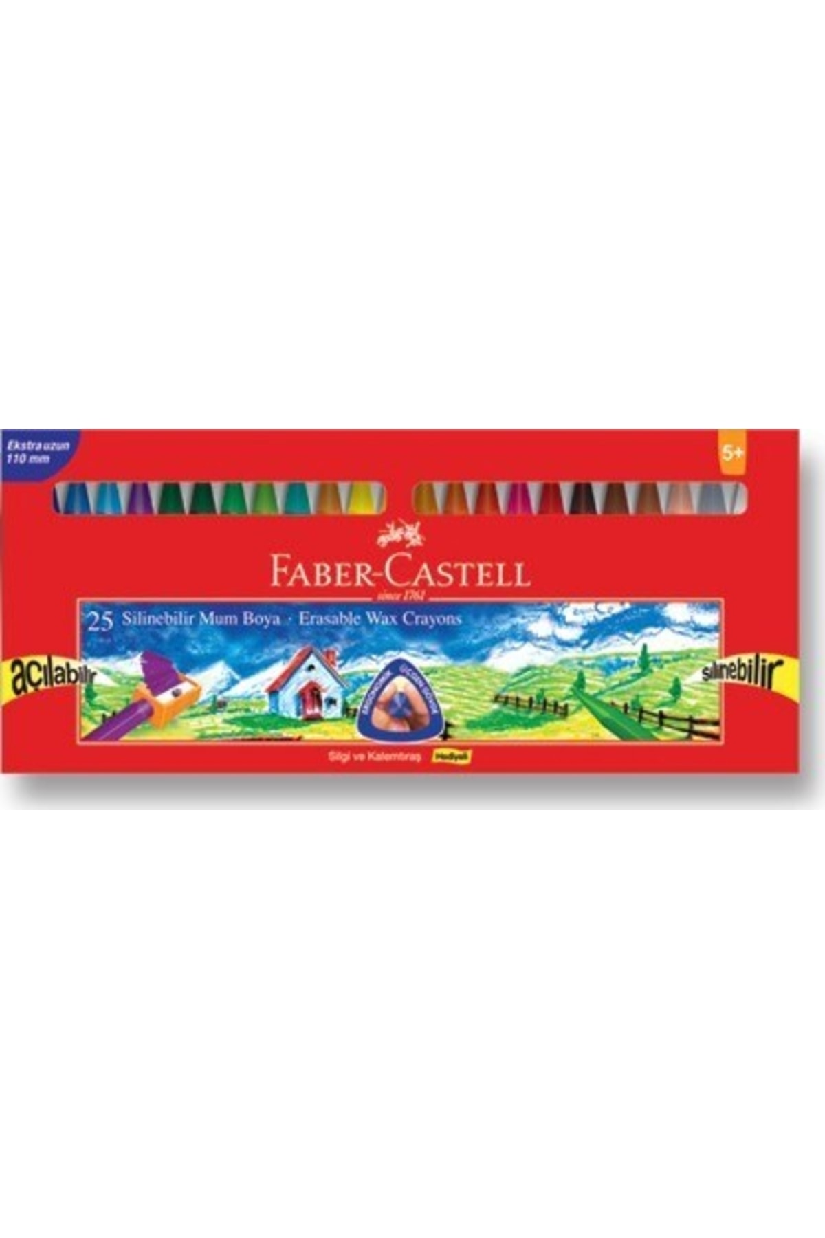 Faber Castell Faber-castell Silinebilir Mum Boya 25 Renk