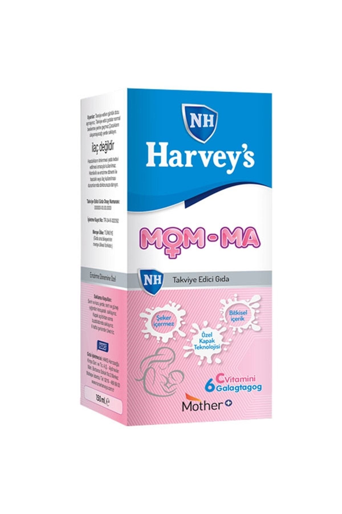 Nurse Harvey's Mom-ma Takviye Edici Gıda 150 Ml -(miad:06/2024)