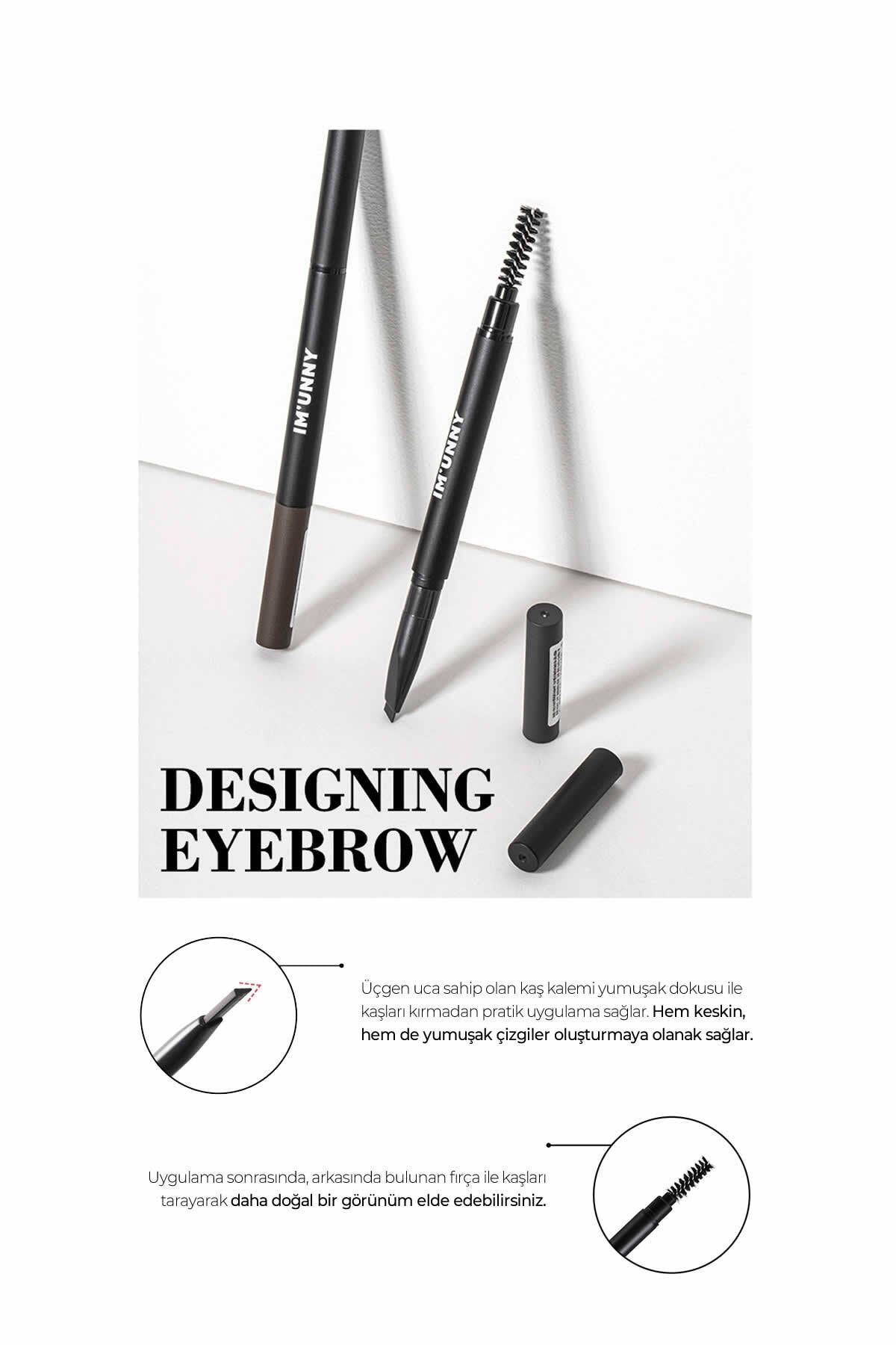 IM UNNY-Triangle Tip Soft Lift Eyebrow Pencil Designing Eye Brow 3