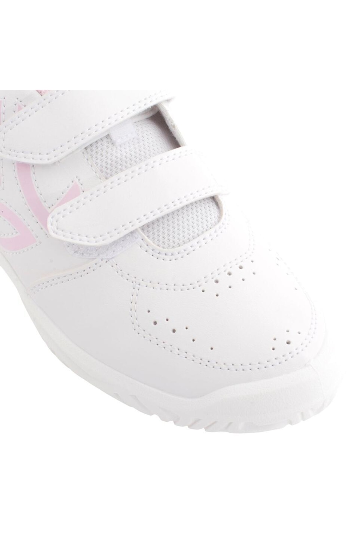 کتانی Decathlon دکاتلون بچه گانه Velcro Ts 100 صورتی سفید اورجینال - تصویر 3