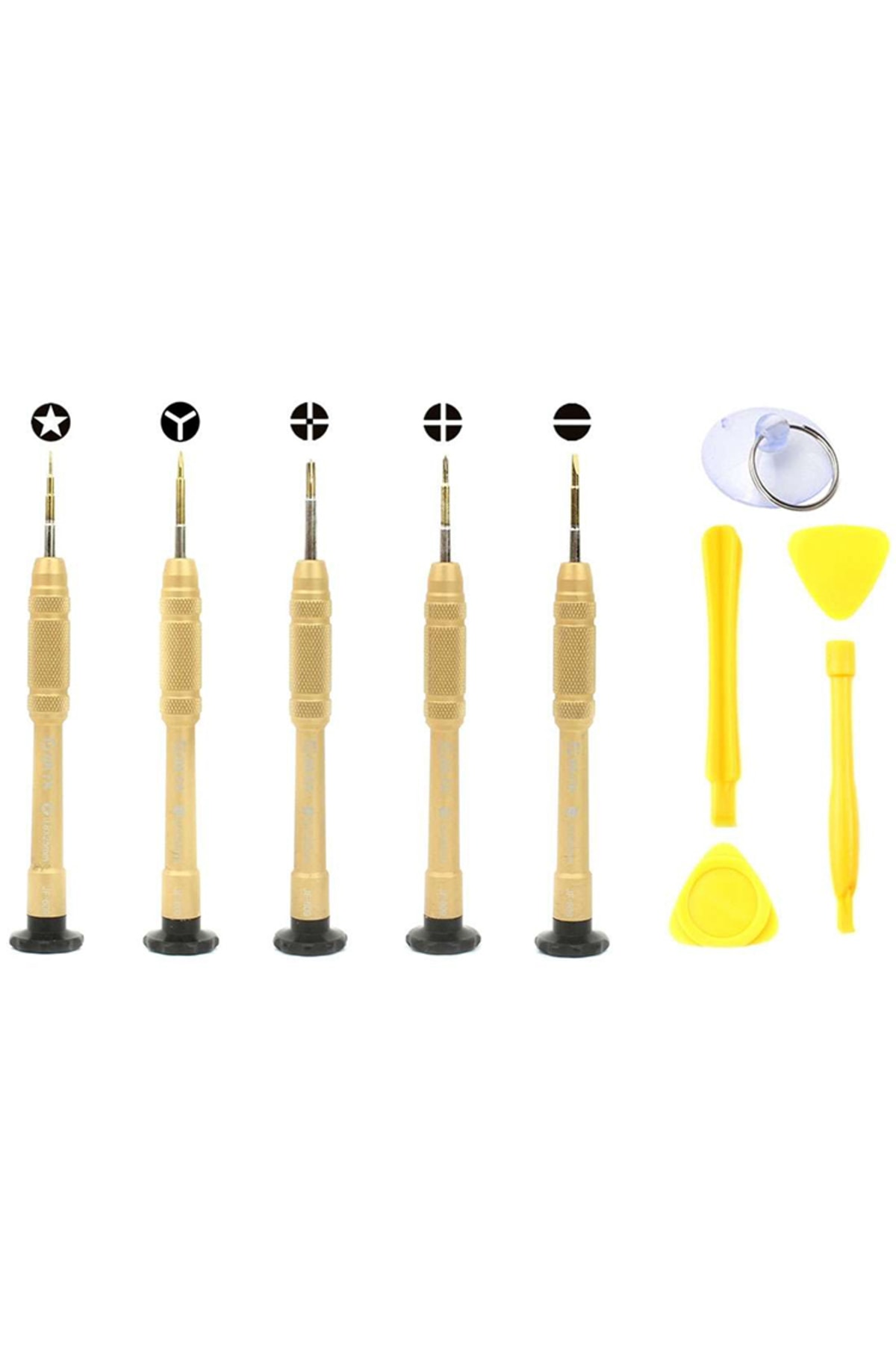 Ally Mobile Jiafa Jf-8140 10 Parça Çok Fonksiyonlu Cep Telefonu Tamir Seti Rz