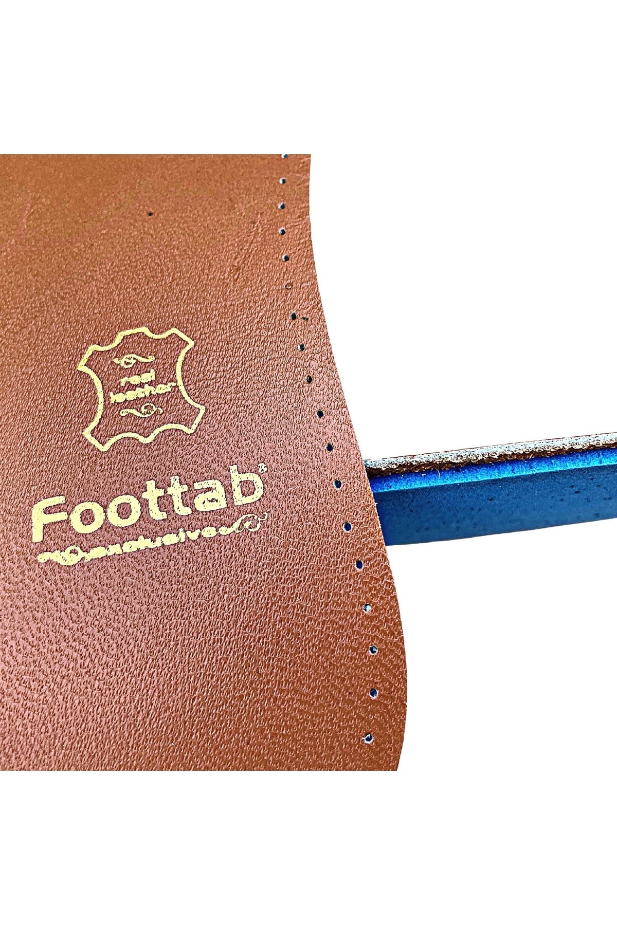 Hakiki Deri Tabanlık, Kokulu, Ince, Daraltmayan Ayakkabı Tabanlığı, Shoes Insole 1 Çift, Kahve 3
