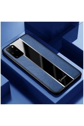 Samsung Galaxy S20 Plus Uyumlu Kılıf Premium Deri Kılıf Mavi 1994-m394
