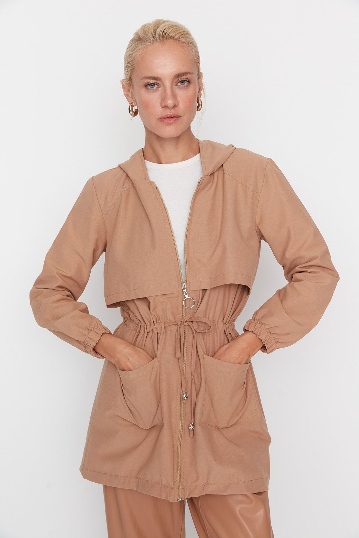 Trendyol Collection Trenchcoat Braun Basic