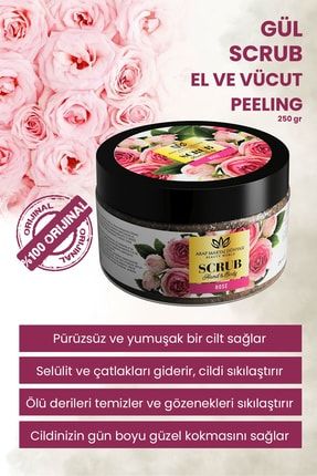 Rose Scrub - Gül El & Vücut Peeling 250gr 8682118108490