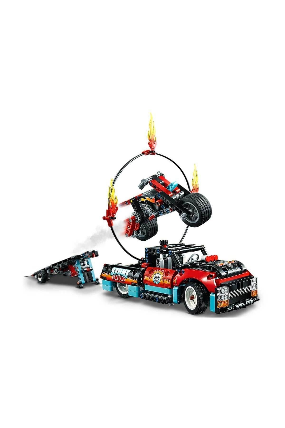 Lego technic stunt truck and bike sales