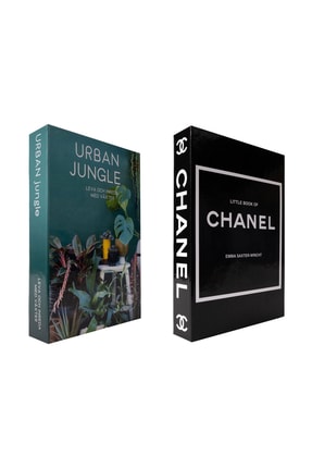 Urban Jungle & Chanel Little Book Dekoratif Kitap Kutusu Set MHDSET