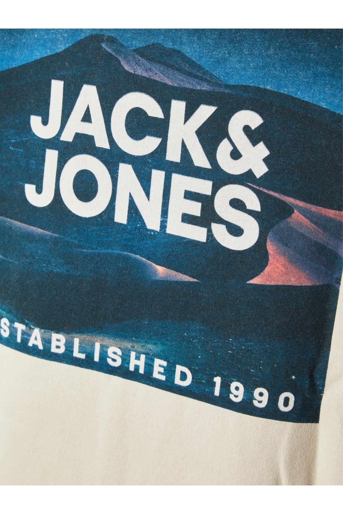 Jack Jones Swish Sweat Crew Neck Erkek Bej Sweatshirt 12217097-06