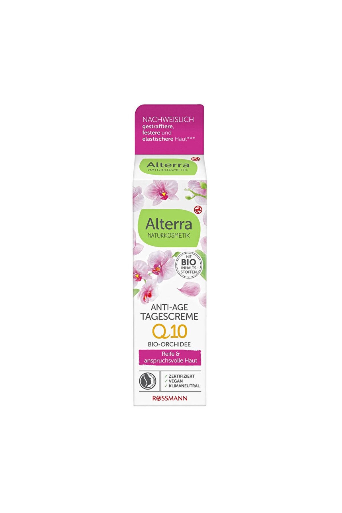 کرم صورت ALTERRA ضد ارگانیک Q10 روز E ویتامین 50ML4305615304335 Alterra